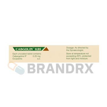 Cabgolin 0.25 mg Sun Pharmaceuticals Industries