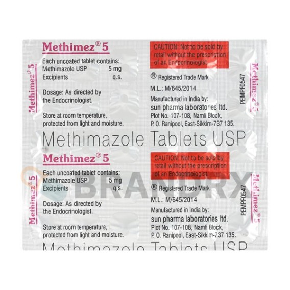 Methimez 5 mg Sun Pharmaceuticals Industries
